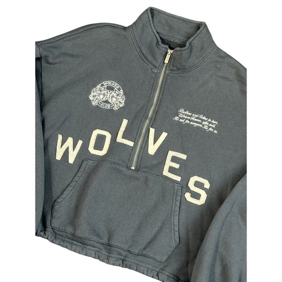 DARC SPORT Wolves Club Bodybuilding Cropped Sweater‎ Sweatshirt 89 of 500 Size S - Picture 9 of 9